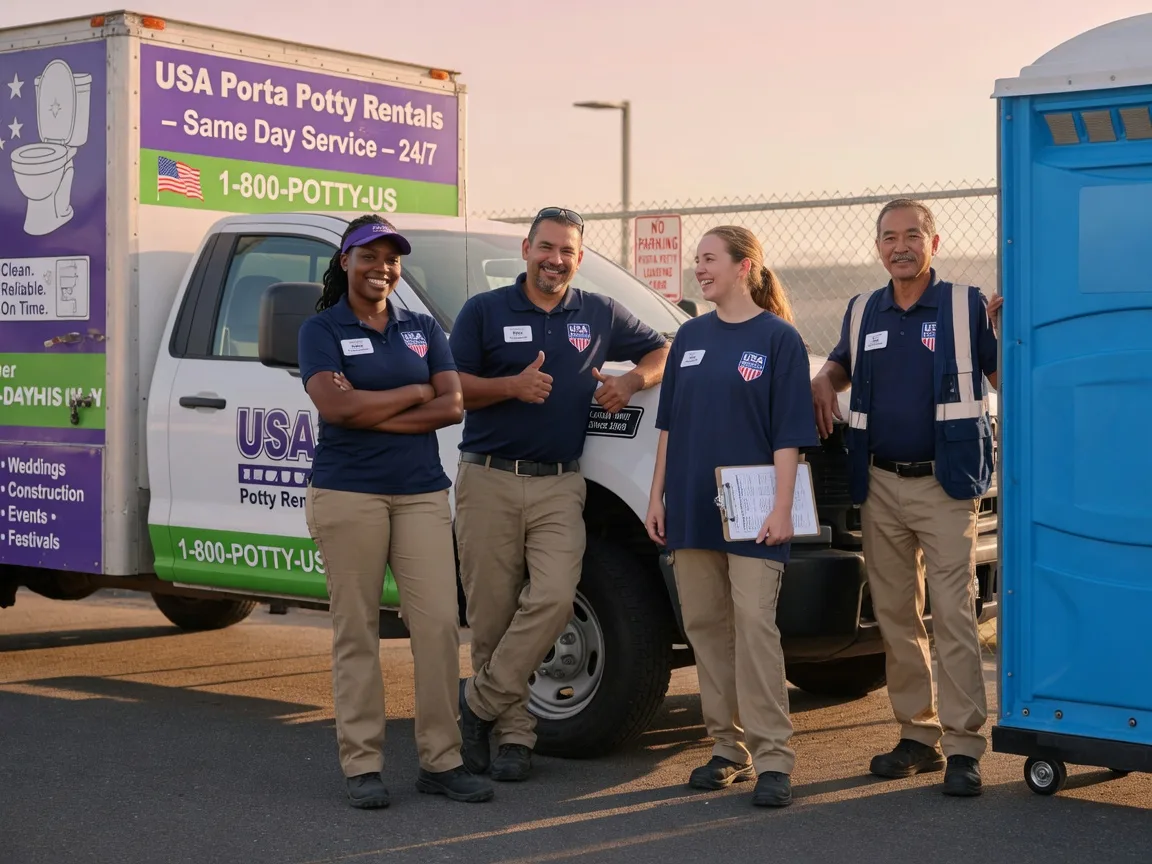 Porta Potty Rental company in Cropsey, IL