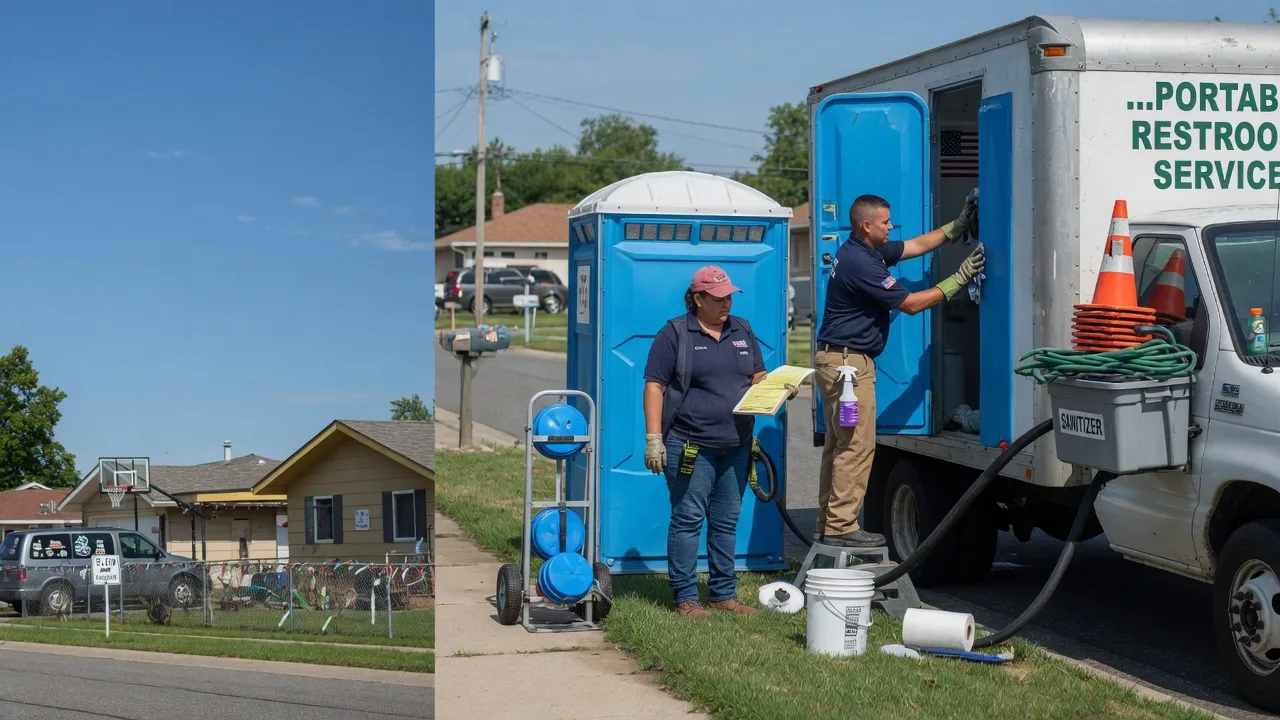 Portable Toilet Rental in Cropsey, IL near me